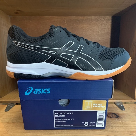 mens asics size 8